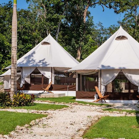 Hotel Xakluum Eco Glampings à Puerto Morelos Extérieur photo