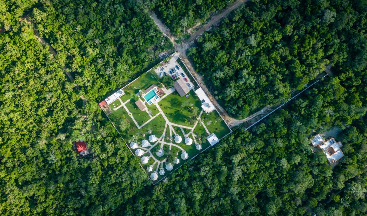 Hotel Xakluum Eco Glampings à Puerto Morelos Extérieur photo