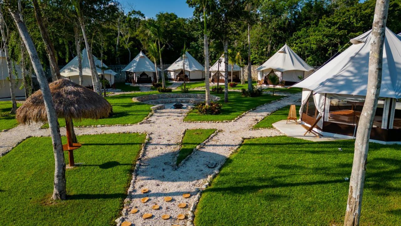 Hotel Xakluum Eco Glampings à Puerto Morelos Extérieur photo