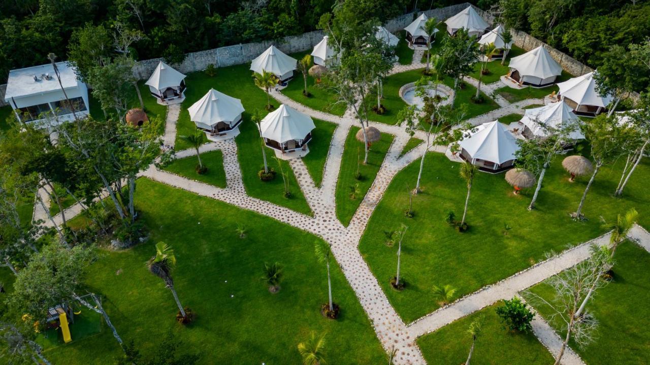 Hotel Xakluum Eco Glampings à Puerto Morelos Extérieur photo