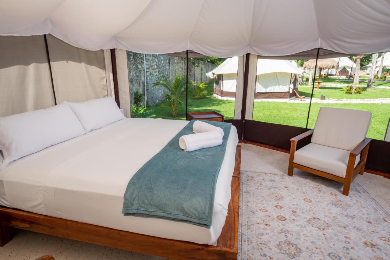 Hotel Xakluum Eco Glampings à Puerto Morelos Extérieur photo