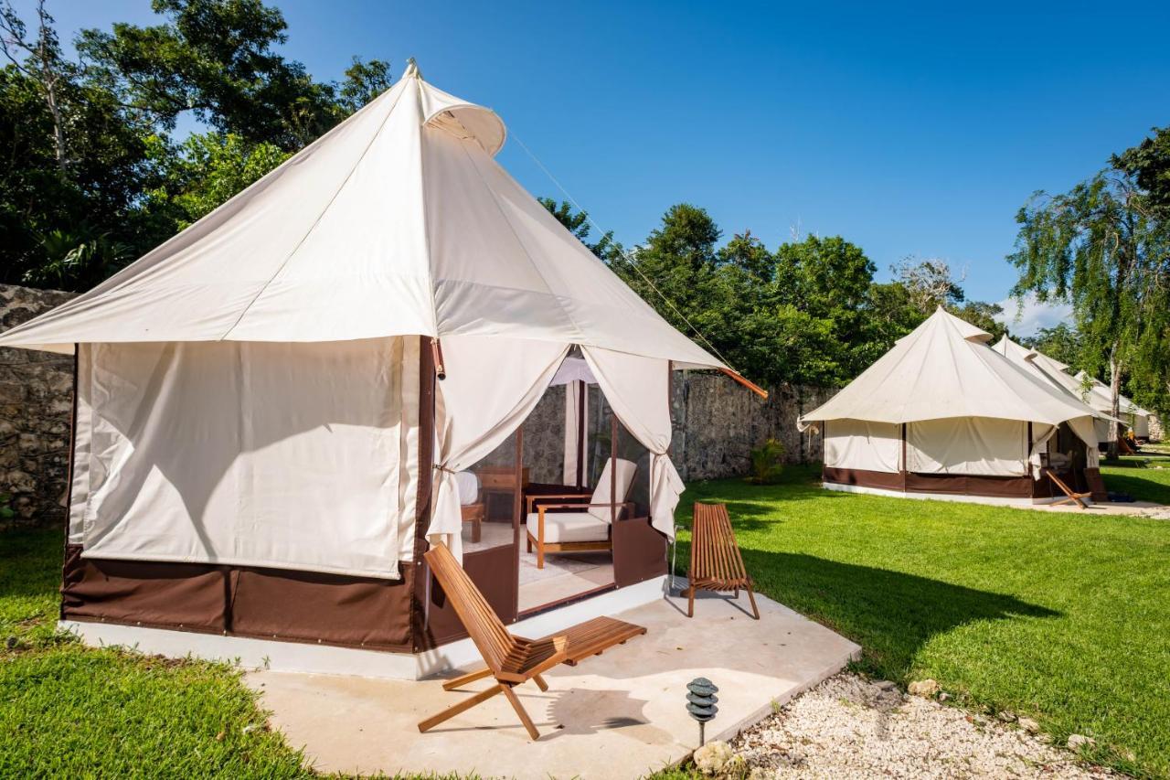 Hotel Xakluum Eco Glampings à Puerto Morelos Extérieur photo