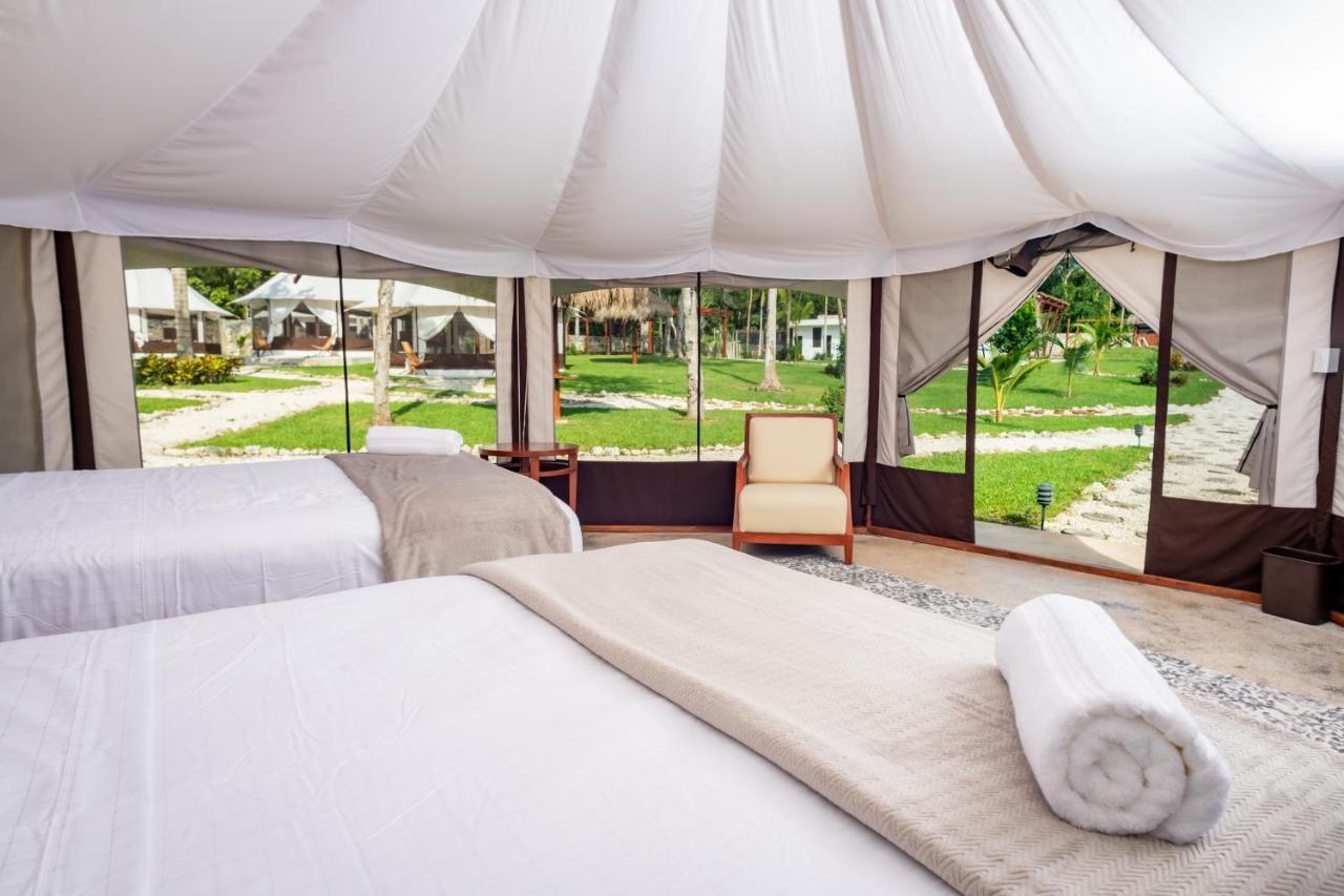Hotel Xakluum Eco Glampings à Puerto Morelos Extérieur photo