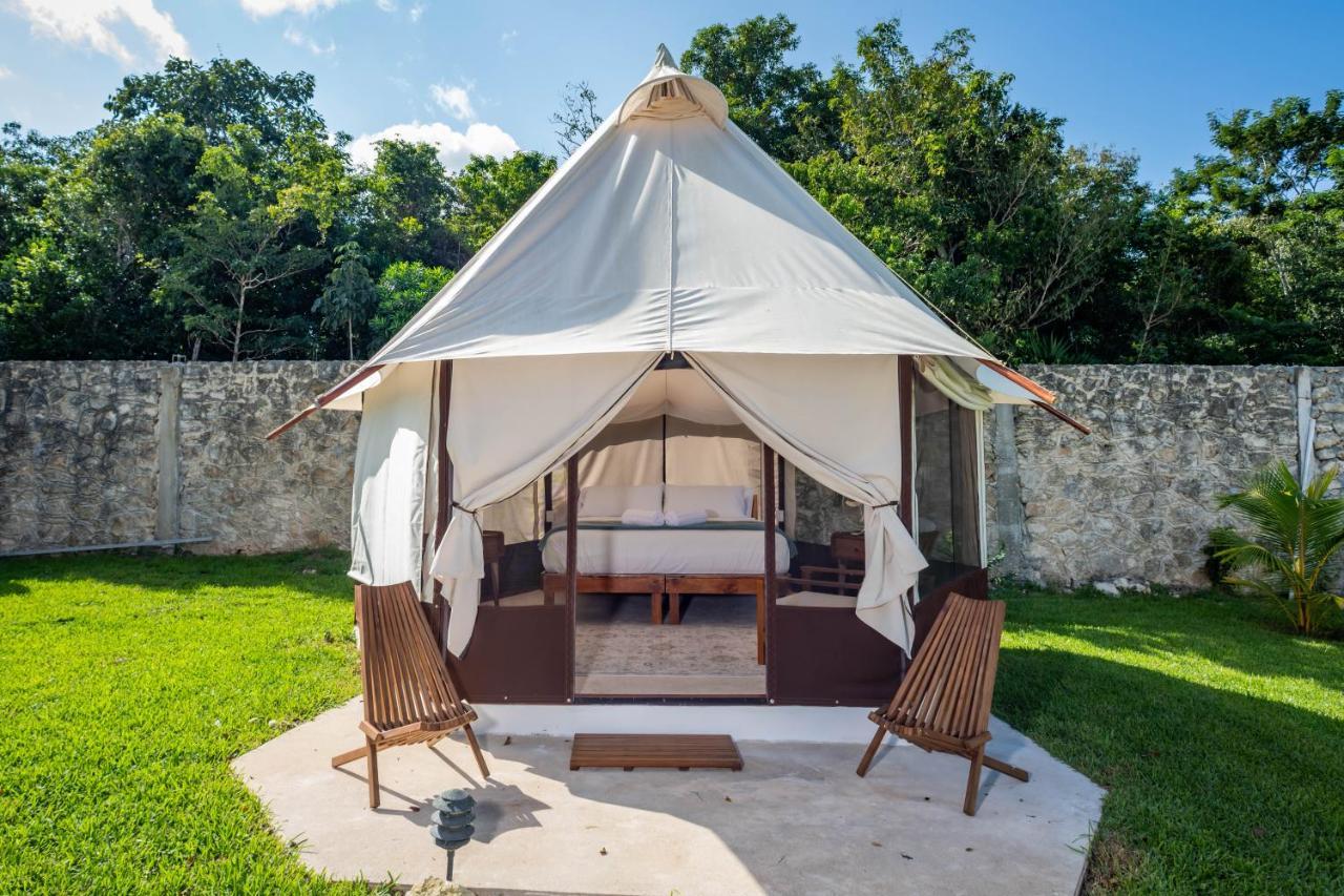 Hotel Xakluum Eco Glampings à Puerto Morelos Extérieur photo