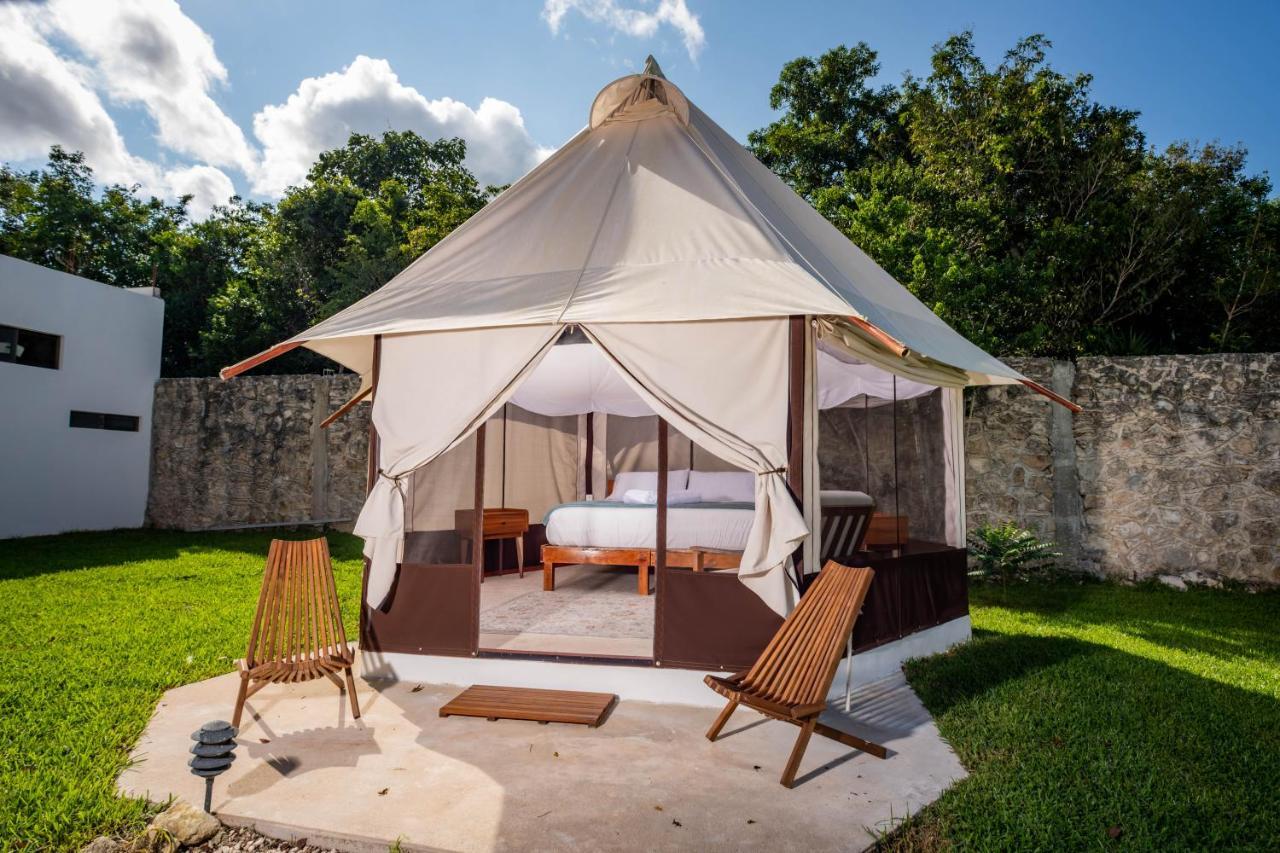 Hotel Xakluum Eco Glampings à Puerto Morelos Extérieur photo