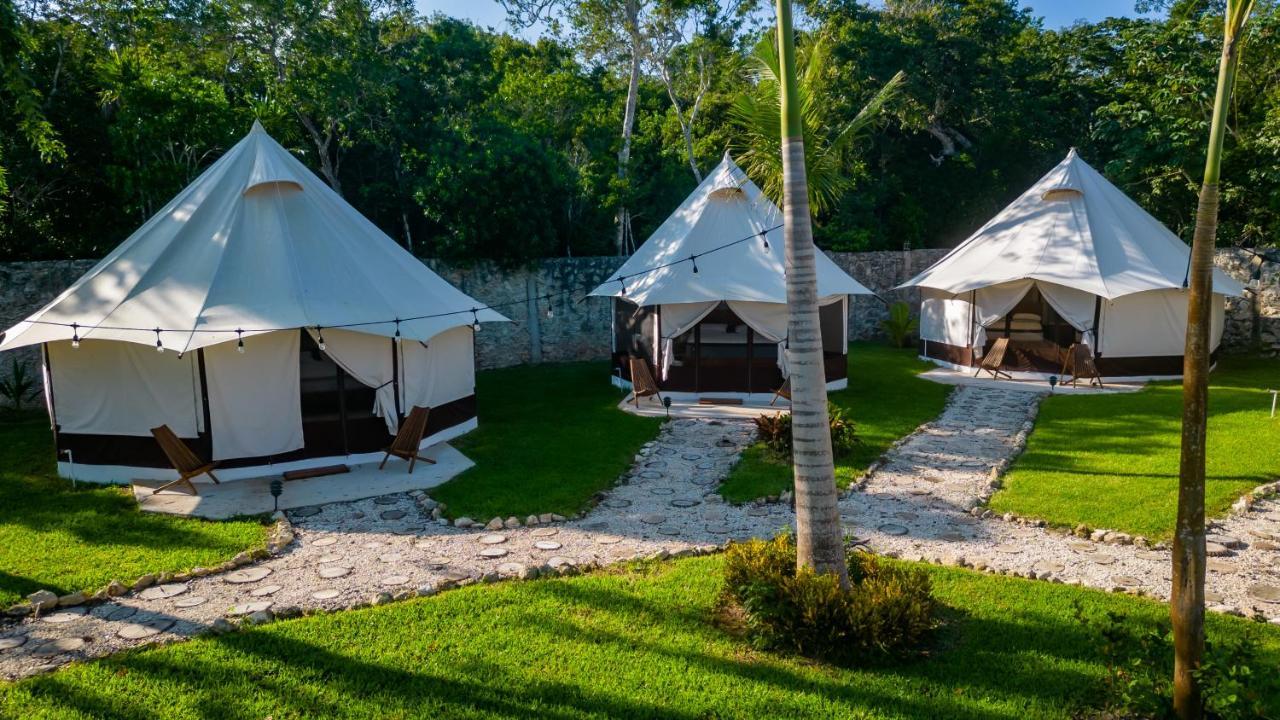 Hotel Xakluum Eco Glampings à Puerto Morelos Extérieur photo