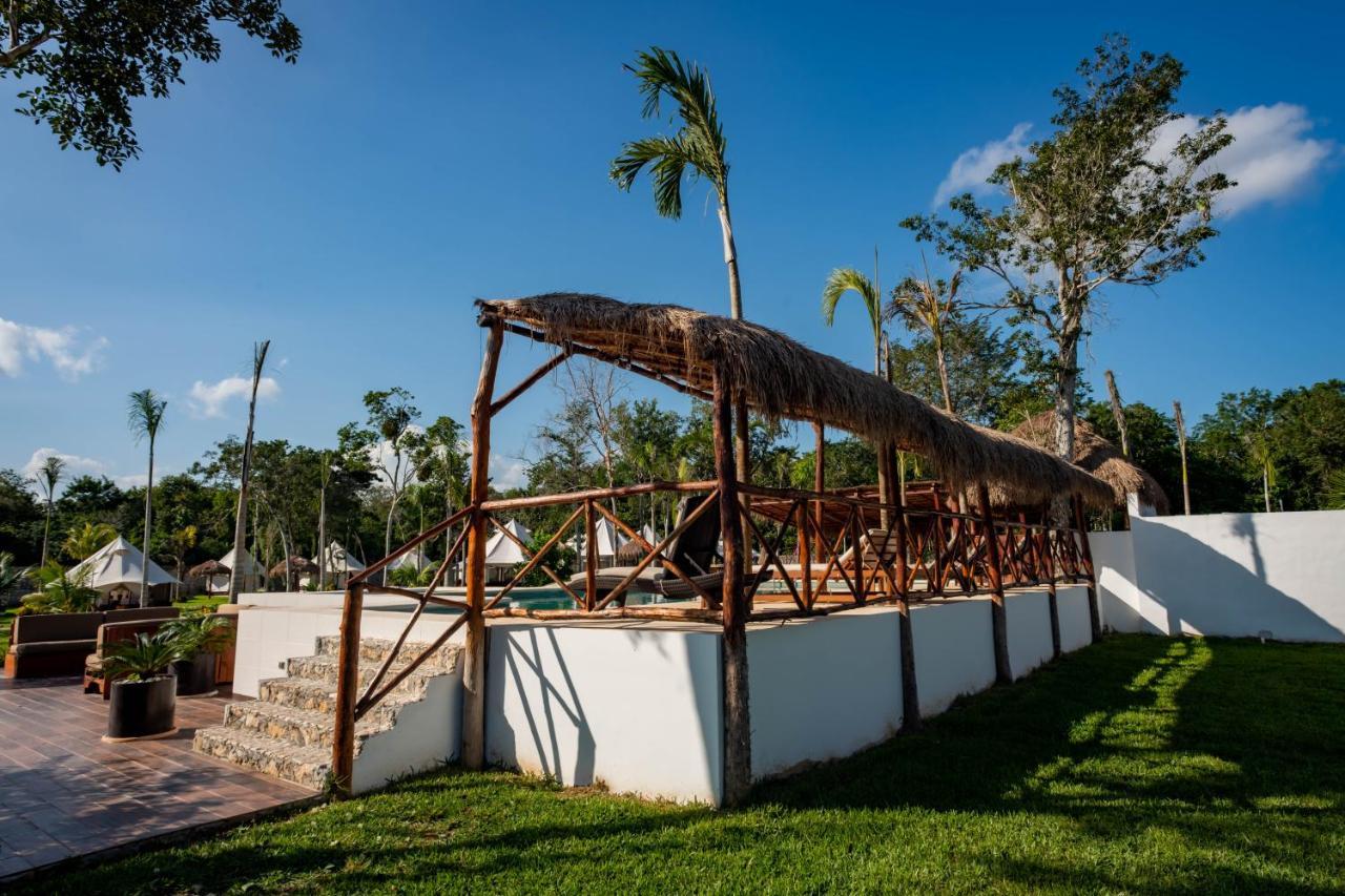 Hotel Xakluum Eco Glampings à Puerto Morelos Extérieur photo