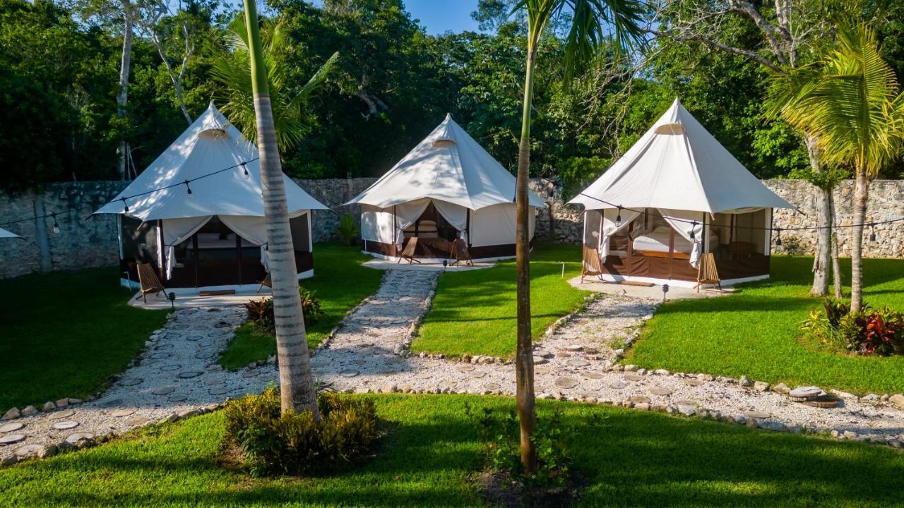 Hotel Xakluum Eco Glampings à Puerto Morelos Extérieur photo