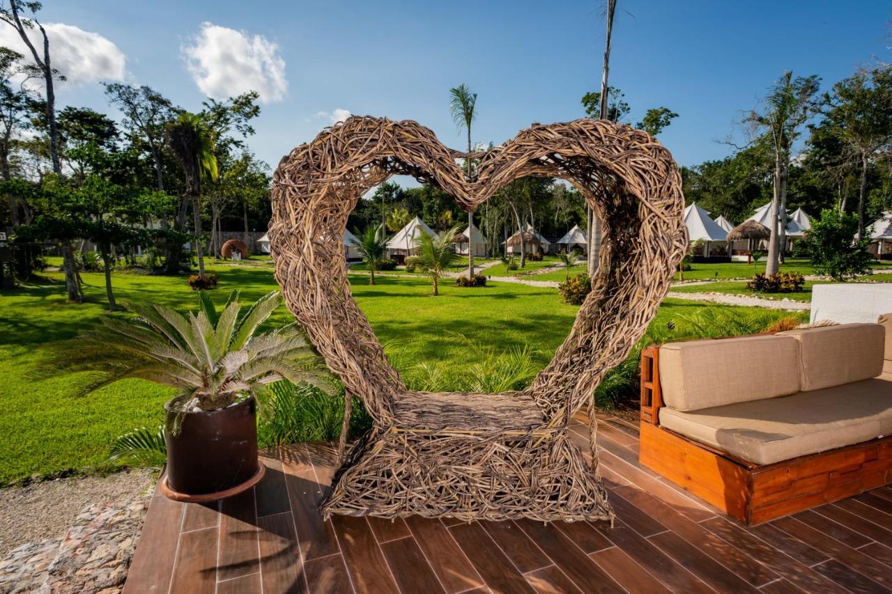 Hotel Xakluum Eco Glampings à Puerto Morelos Extérieur photo