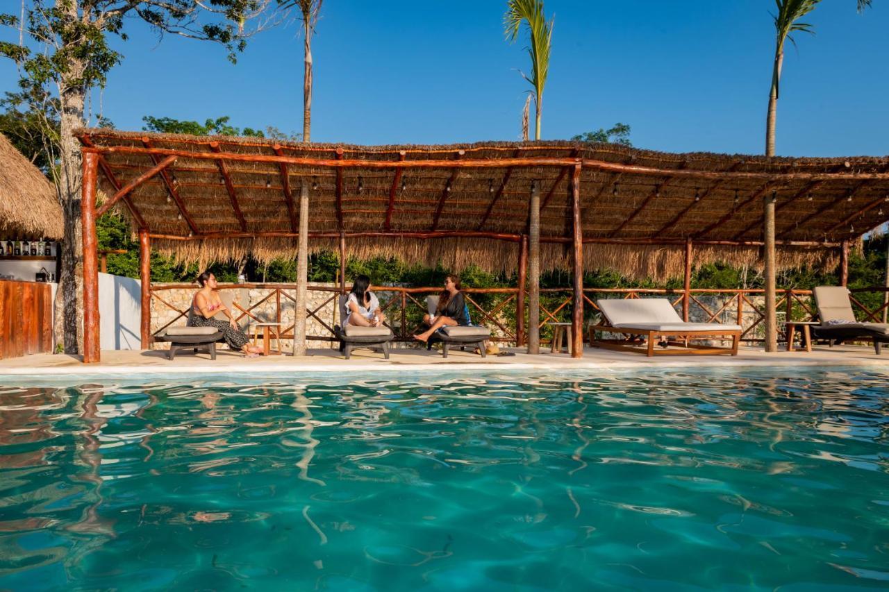 Hotel Xakluum Eco Glampings à Puerto Morelos Extérieur photo
