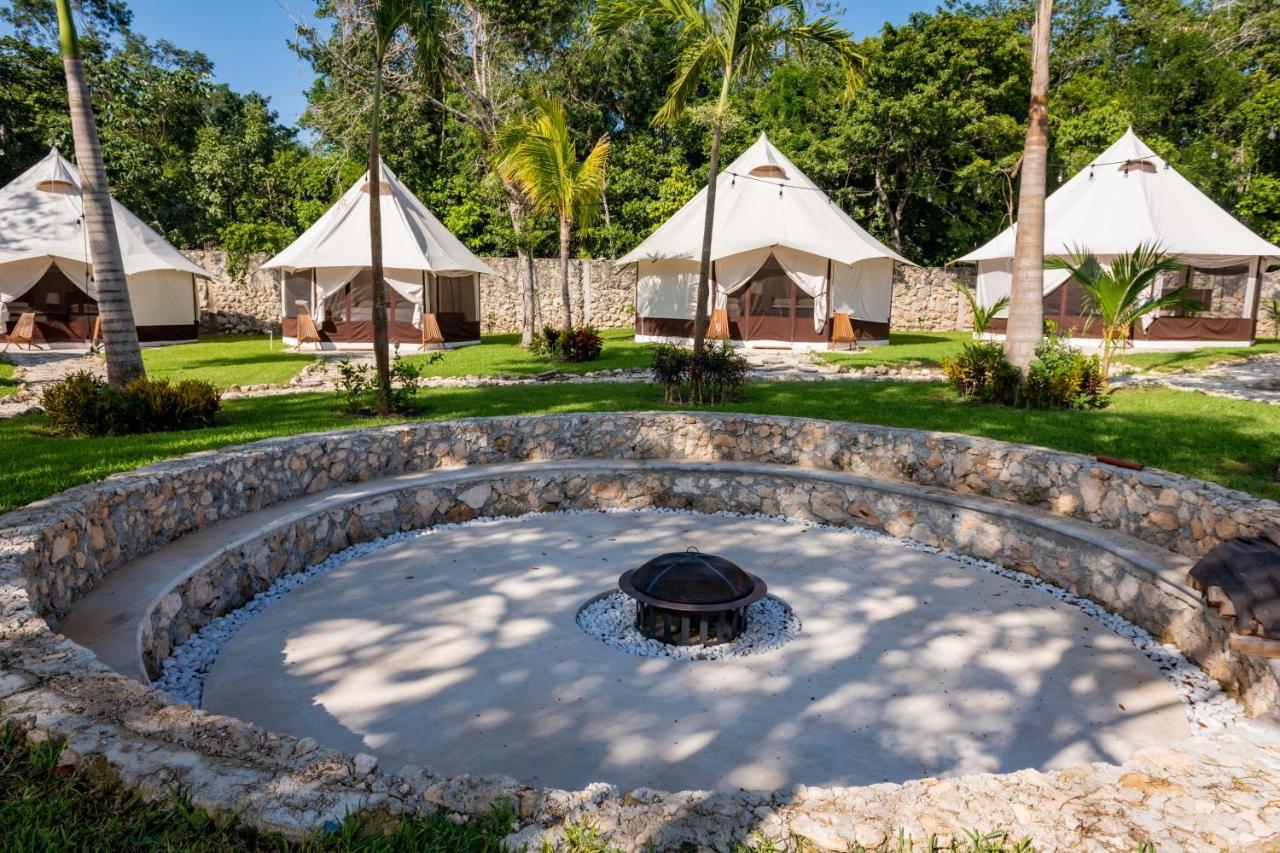 Hotel Xakluum Eco Glampings à Puerto Morelos Extérieur photo