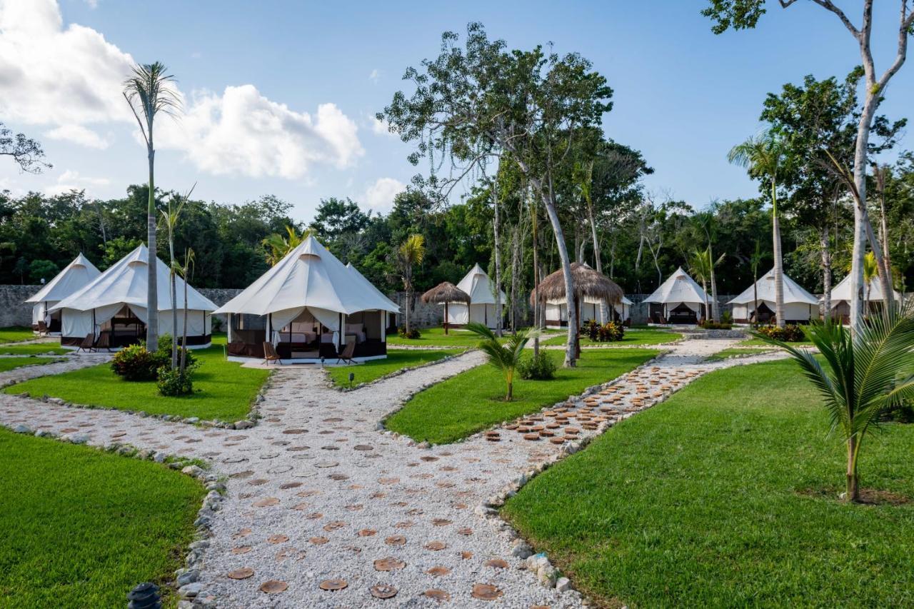 Hotel Xakluum Eco Glampings à Puerto Morelos Extérieur photo