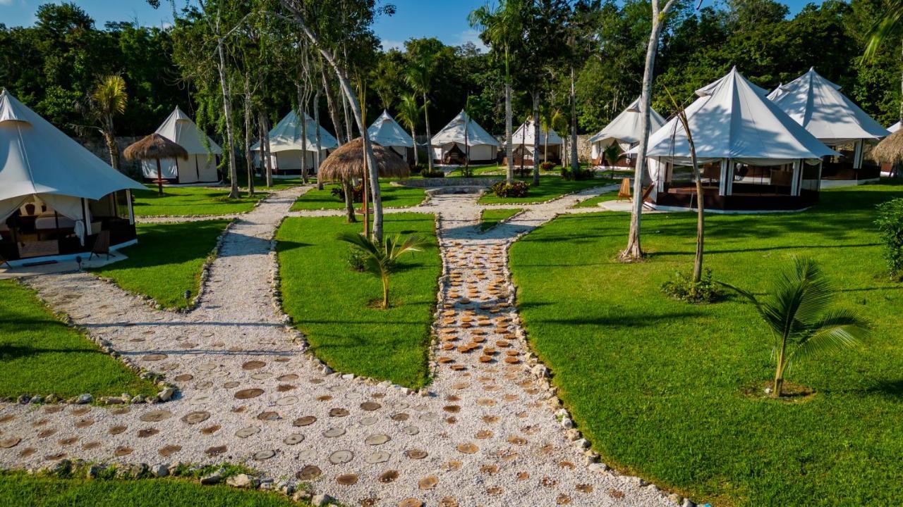 Hotel Xakluum Eco Glampings à Puerto Morelos Extérieur photo