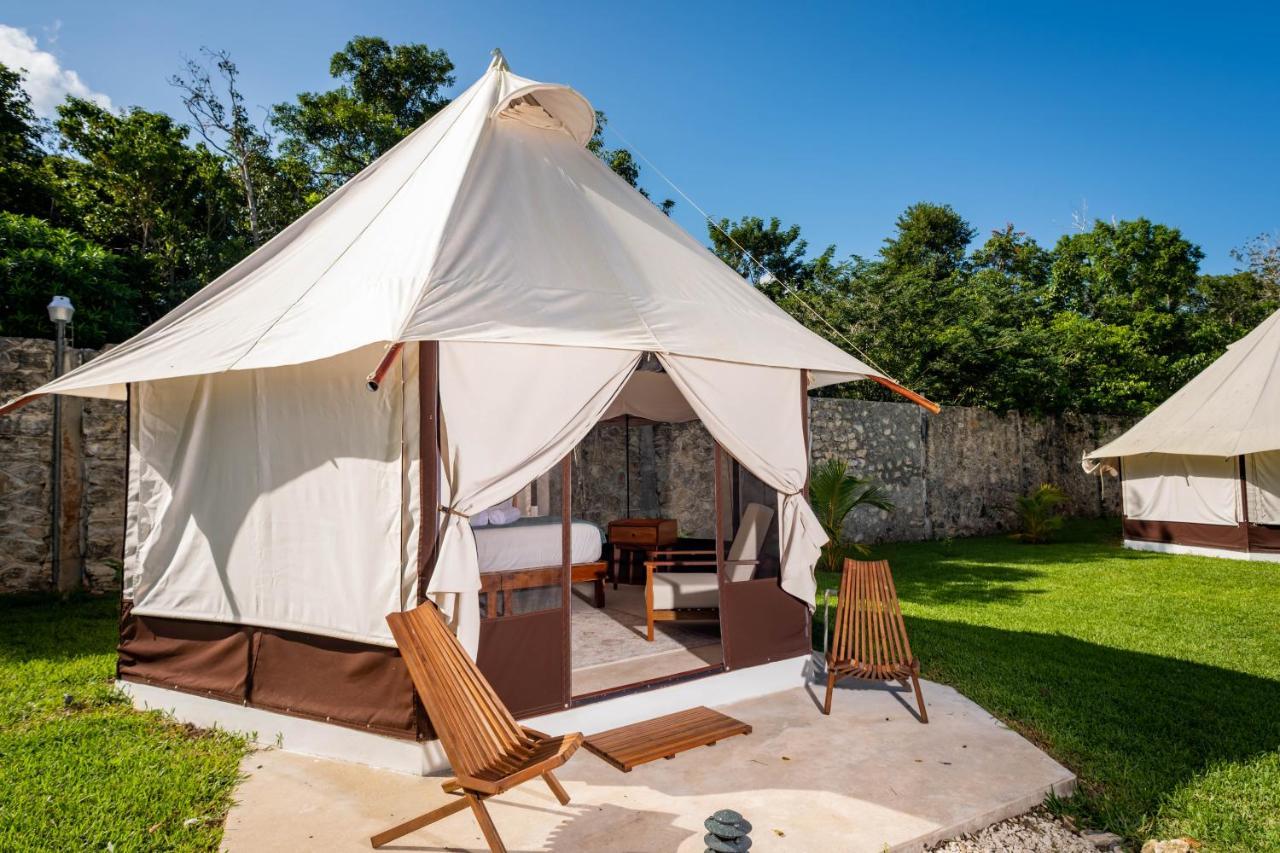 Hotel Xakluum Eco Glampings à Puerto Morelos Extérieur photo