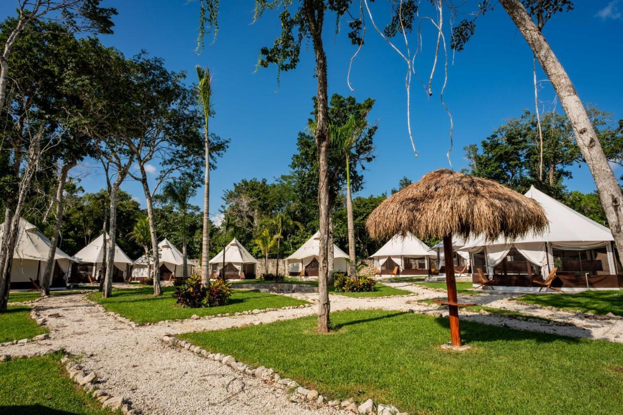 Hotel Xakluum Eco Glampings à Puerto Morelos Extérieur photo