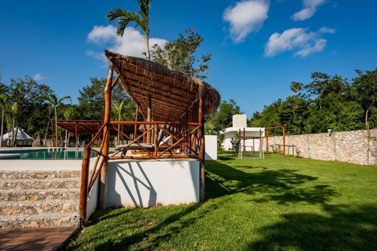 Hotel Xakluum Eco Glampings à Puerto Morelos Extérieur photo