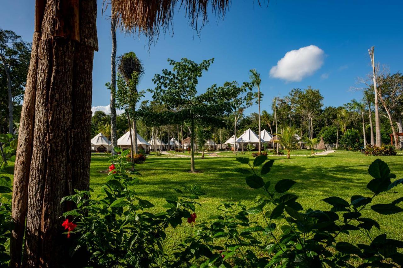 Hotel Xakluum Eco Glampings à Puerto Morelos Extérieur photo