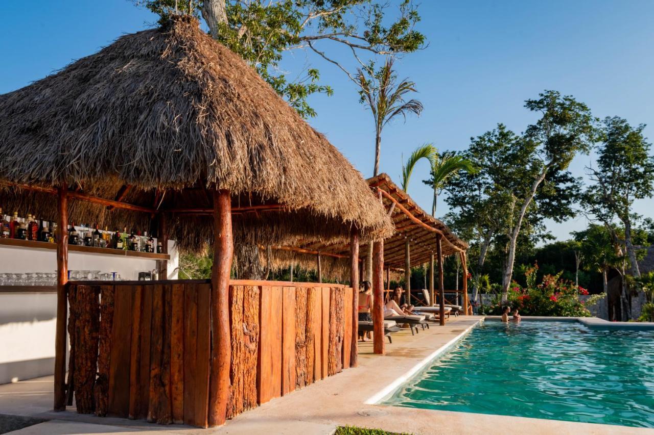 Hotel Xakluum Eco Glampings à Puerto Morelos Extérieur photo