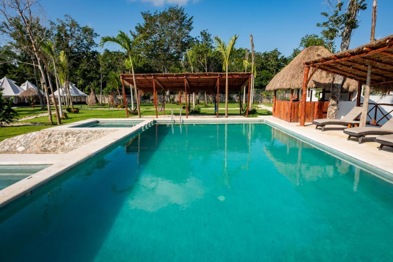 Hotel Xakluum Eco Glampings à Puerto Morelos Extérieur photo