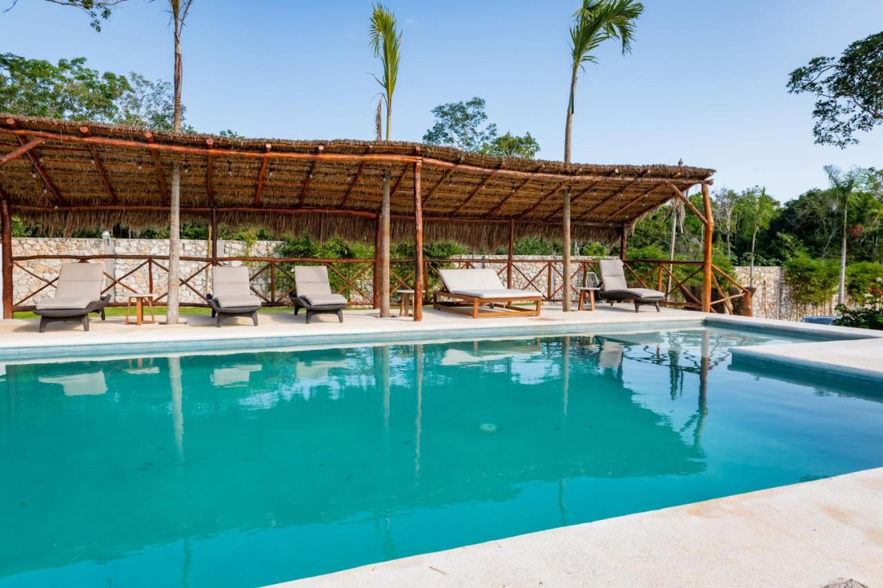 Hotel Xakluum Eco Glampings à Puerto Morelos Extérieur photo