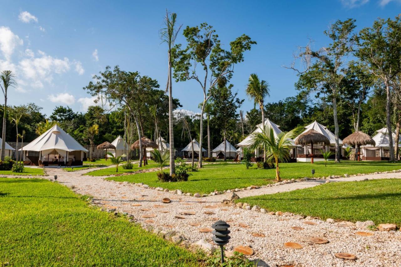 Hotel Xakluum Eco Glampings à Puerto Morelos Extérieur photo