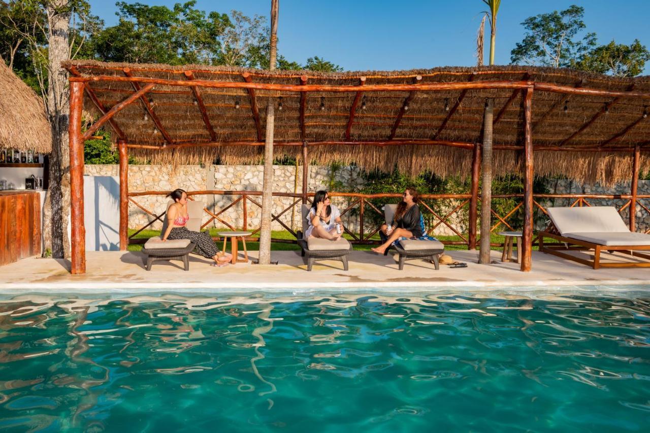 Hotel Xakluum Eco Glampings à Puerto Morelos Extérieur photo