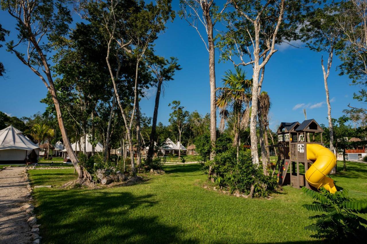 Hotel Xakluum Eco Glampings à Puerto Morelos Extérieur photo
