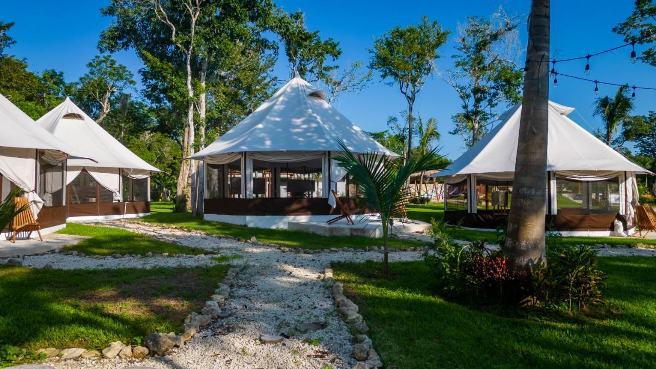 Hotel Xakluum Eco Glampings à Puerto Morelos Extérieur photo