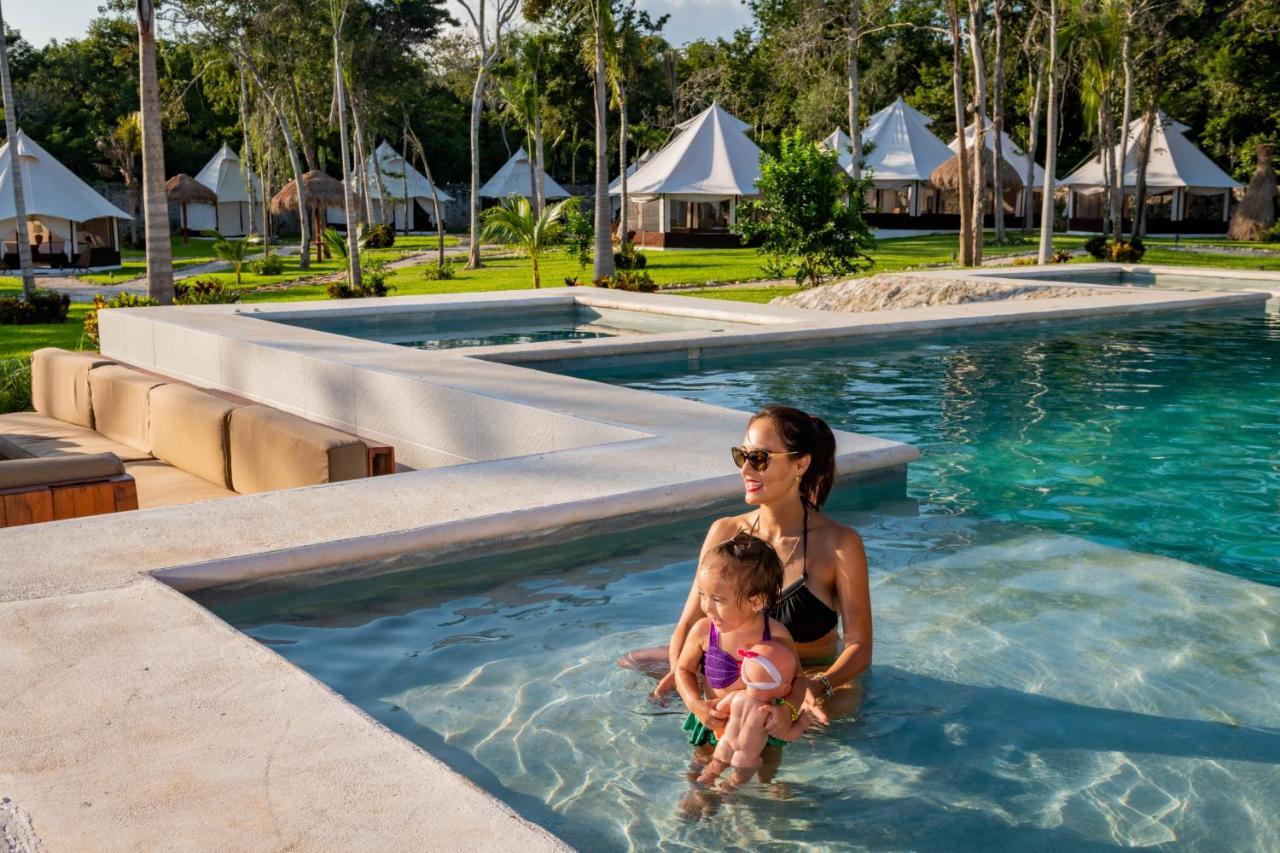 Hotel Xakluum Eco Glampings à Puerto Morelos Extérieur photo