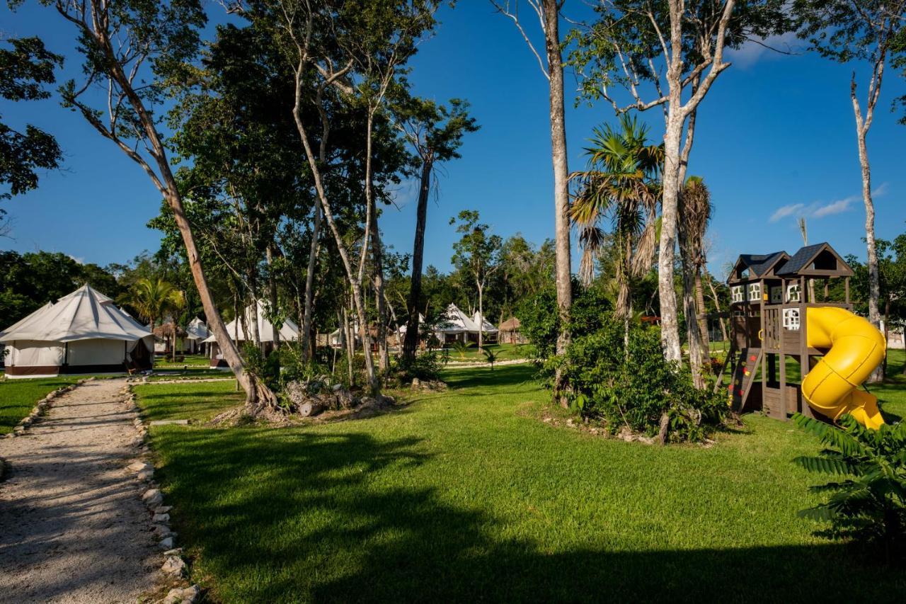 Hotel Xakluum Eco Glampings à Puerto Morelos Extérieur photo