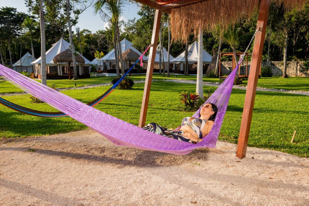 Hotel Xakluum Eco Glampings à Puerto Morelos Extérieur photo