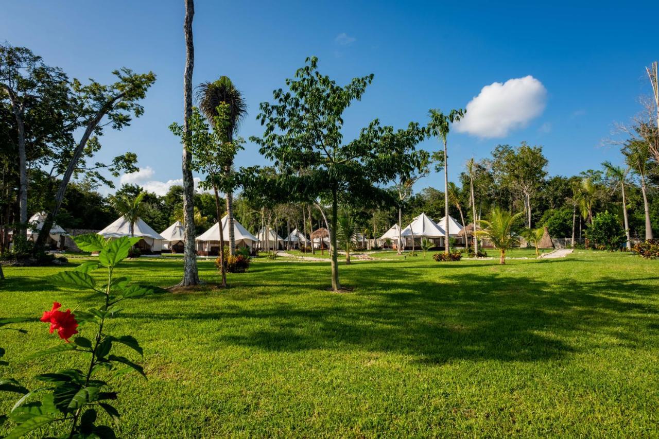 Hotel Xakluum Eco Glampings à Puerto Morelos Extérieur photo